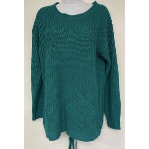 Icon Apparel Women Open at the back with laces and a pocket on the front Size L